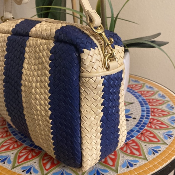 Clare V. Marisol Woven Leather  Crossbody Bag - Picture 5 of 13